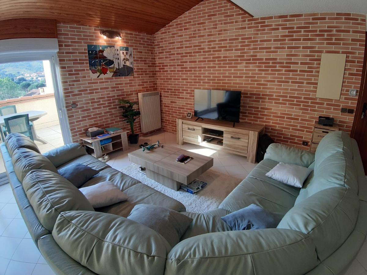 Superbe Appartement De 94M2 Avec Vue Sur Le Fort St Elme Collioure Eksteriør billede